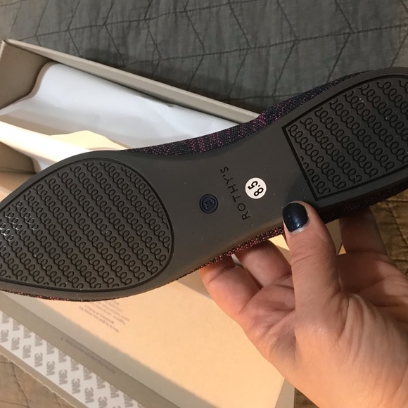 Rothy's Magenta Heather Points 8.5 BNIB - Picture 3 of 5